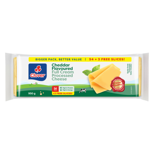 Clover Cheddar Processed Cheese 950g