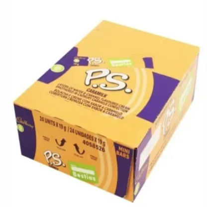 Cadbury PS Mini in a box Milk Chocolate Bars  (24 x 19 g)
