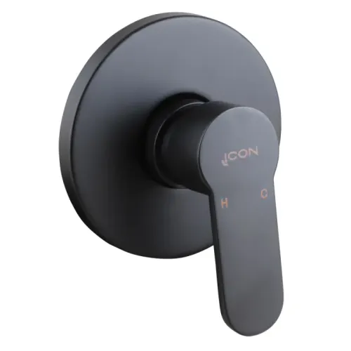 The Icon Black Aquarius Concealed Mixer AQ100BL