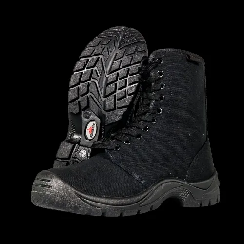 Pinnacle Clobber Security Combat Canvas Boot