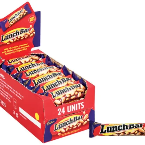 Cadbury Lunch Bar Minis - 24 Pack of 23g Bite-Sized Treats Milk Chocolate Bars  (24 Units)