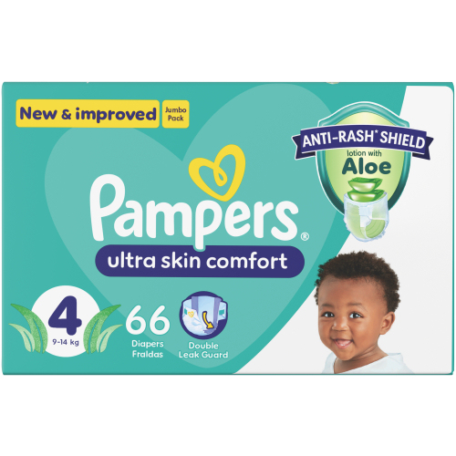 Baby Dry Nappies Jumbo Pack Size 4 66's